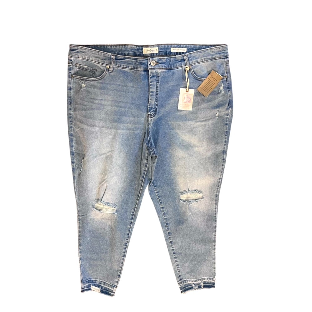Jessica Simpson Women's Another Level Adored Ankle Skinny Jeans, Size 22W